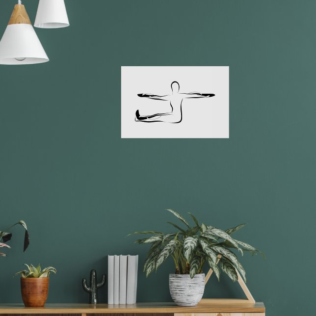 Póster Almohadilla de torsión de espina dorsal - Mat (Salón 1)