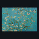 Póster Almond Blossom, Oil Painting, Vincent Van Gogh<br><div class="desc">Vincent Van Gogh,  February 1890
oil on canvas
post-impressionist oil painting depicting a flowering blooming almond tree with white flowers and green-blue branches against a muted teal background

sophisticated elegant fancy chic quirky boho stately eclectic bohemian maximalist fine modern classic art decor</div>
