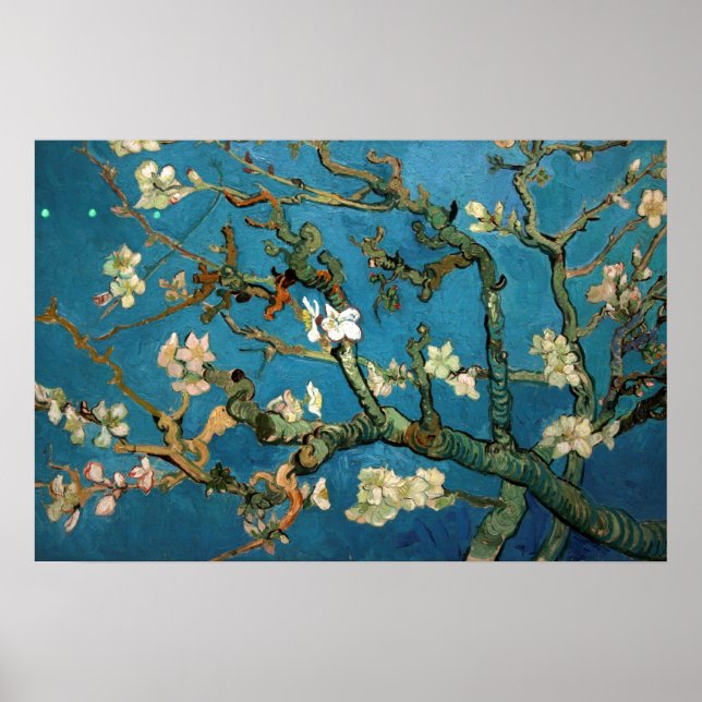 Póster Almond Blossom Vincent Van Gogh Poster XXL (Frente)