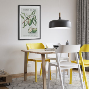 Póster Almond, Poster de Ilustracion botánico de época