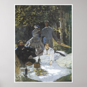 Póster Almuerzo en la hierba, 1865