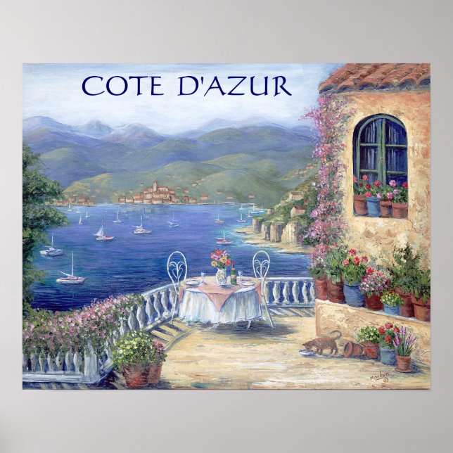 Póster Almuerzo En La Terraza (Frente)