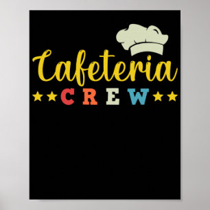 Póster Almuerzo Lady Cafeteria Crew Lunch Lady