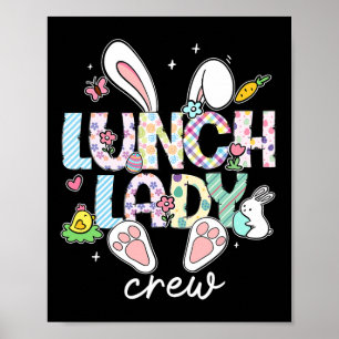 Póster Almuerzo Lady Crew Funny Lunch Lady Cafeteria Pasc