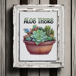 Póster Aloe   Aloe Vera Pun