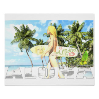 Póster Aloha 01 Glossy