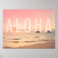 Aloha de Hawaii Art Print