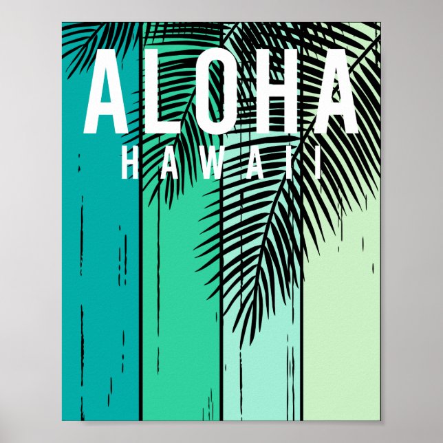 Póster Aloha hawaii (Frente)