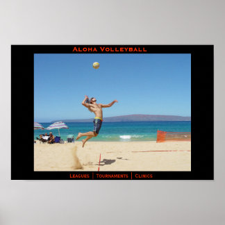 Póster Aloha Jump Serve