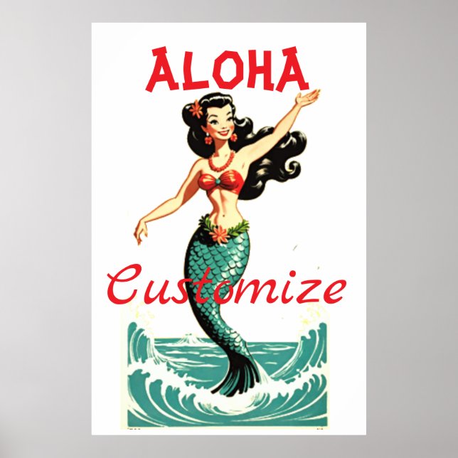 Póster Aloha Mermaid Thunder_Thunder_Cove (Frente)