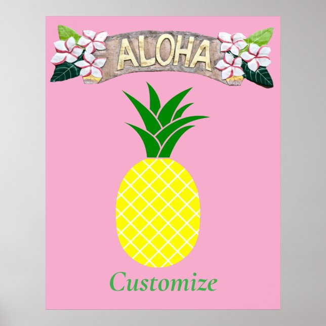Póster Aloha Piña Thunder_Cove (Frente)