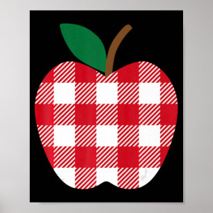 Póster Alojamiento de manzana búfala para escolares Chica