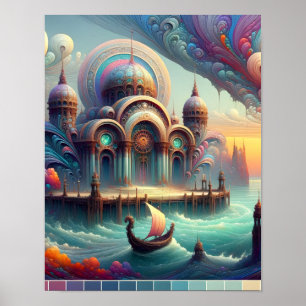 Póster Alojamiento y desayuno en Marte