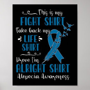 Póster Alopecia Conciencia Mi Lucha