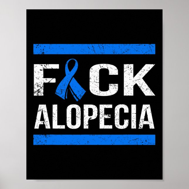 Póster Alopecia Conciencia T (Frente)
