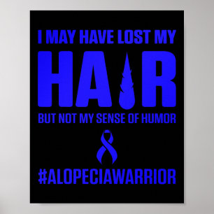Póster Alopecia Sensibilización Pérdida de pelo sobrevivi