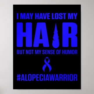Póster Alopecia Sensibilización Pérdida de pelo sobrevivi