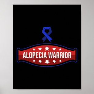 Póster Alopecia Sensibilización Pérdida de pelo Terapia d