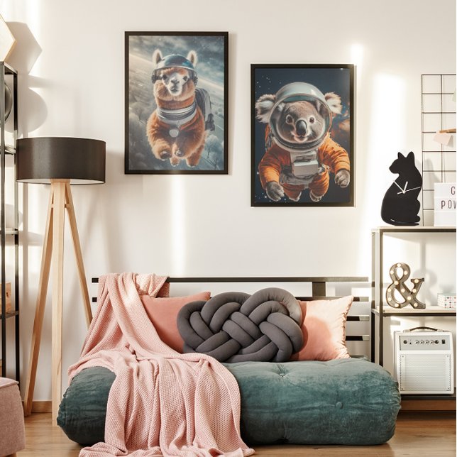 Póster Alpaca astronauta (Subido por el creador)