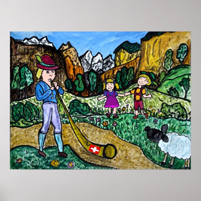 Póster Alpen Dance (Frente)