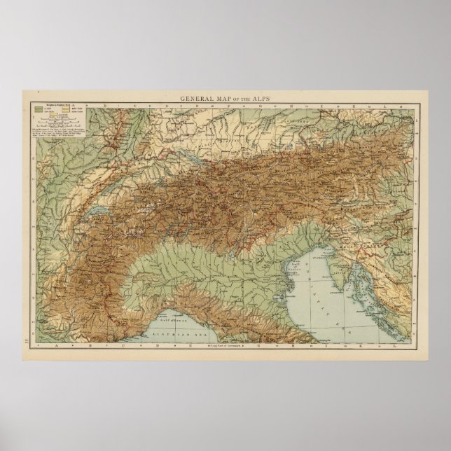 Póster Alpes (Frente)