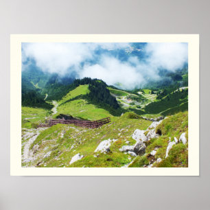 Póster Alpes austríacos