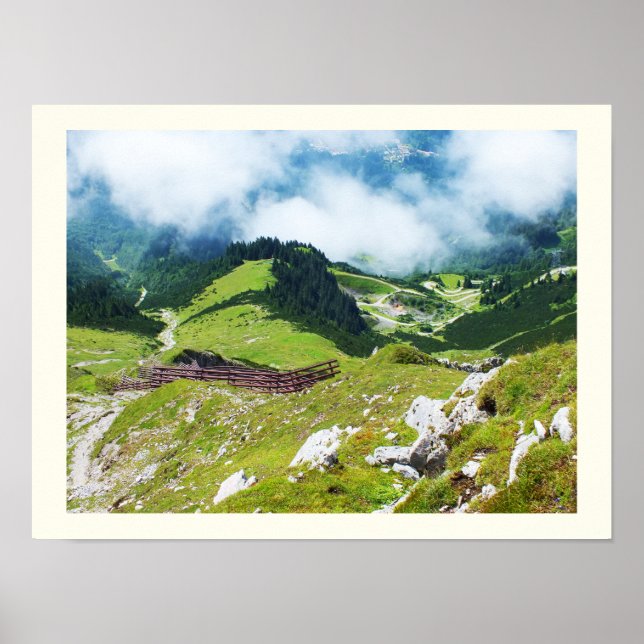Póster Alpes austríacos (Frente)