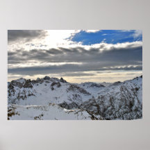Alpes austríacos de Lech am Arlberg Poster de Aust
