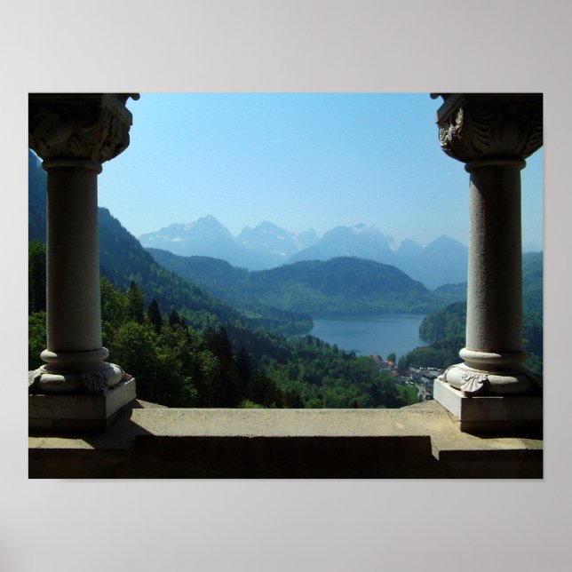 Póster Alpes bávaros (Frente)