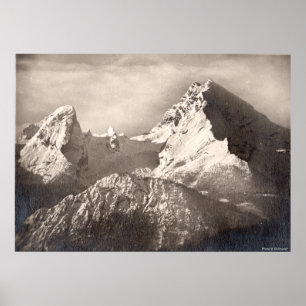 Póster Alpes bávaros - Berchtesgaden - Watzmann - Alpen