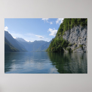 Póster Alpes bávaros de Königssee