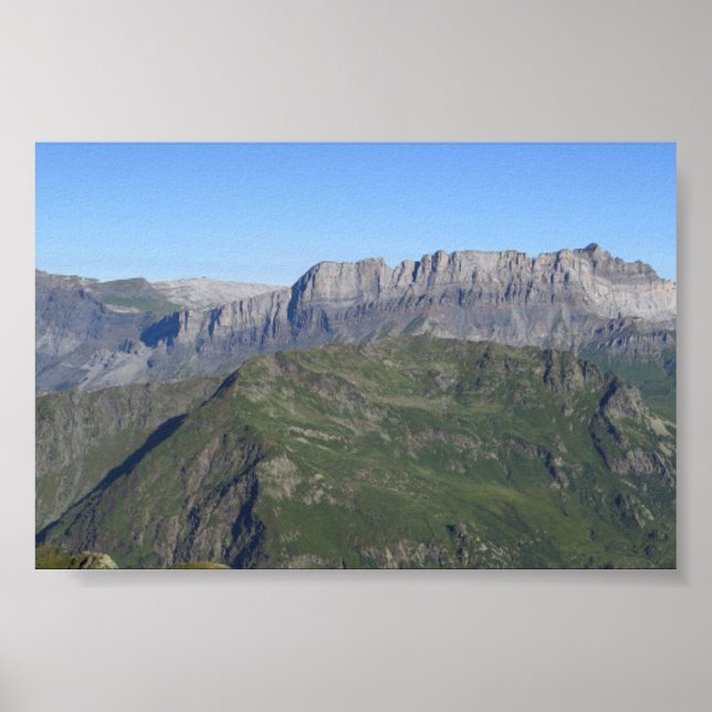 Póster Alpes franceses (Frente)