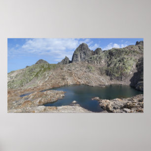 Póster Alpes franceses Lac Noir