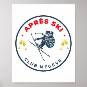 Póster Alpes franceses Le Après