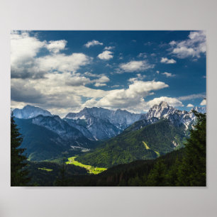 Póster Alpes julianos impresionantes