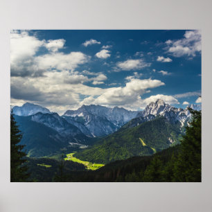 Póster Alpes julianos sorprendentes