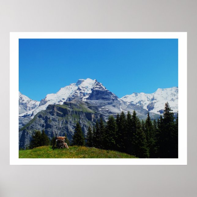 Póster Alpes suizos (Frente)
