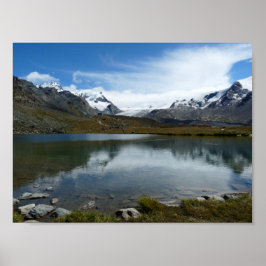 Póster Alpes suizos Stellisee