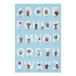 Poster Alphabet Animal