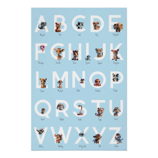 Poster Alphabet Animal