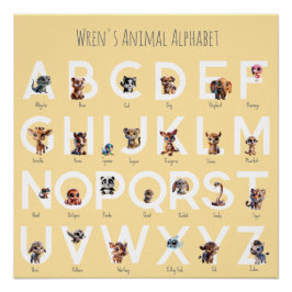 Poster Alphabet Animal