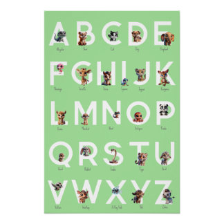 Poster Alphabet Animal