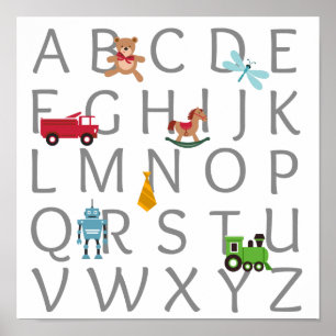 Póster Alphabet Baby Boy