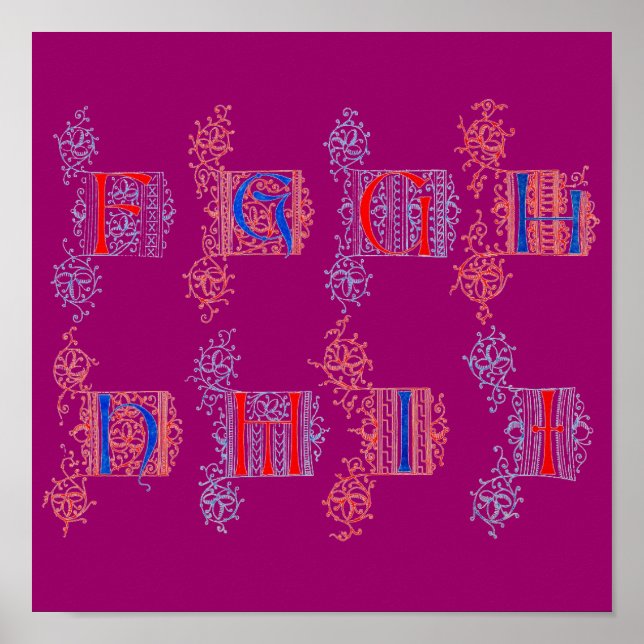 Póster Alphabet Poster (Frente)