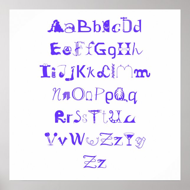 Póster Alphamabetico (Frente)