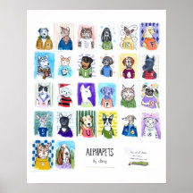 Alphapets de A a Z por Clancy