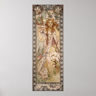 Póster Alphons Mucha Sorpresa En La Selva