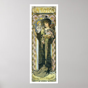 Póster Alphonse [Alfons] Mucha Poster Imprimir: La Tosca