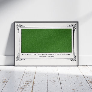 Póster Alphonse Allais, April Fools, Green, Abstrasse Art