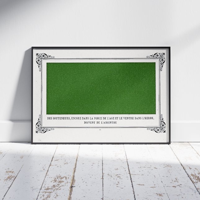 Póster Alphonse Allais, April Fools, Green, Abstrasse Art (Subido por el creador)